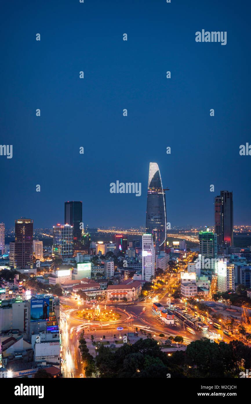 Vietnam, Ho Chi Minh City (Saigon), Dong Khoi, City Skyline Stockfoto