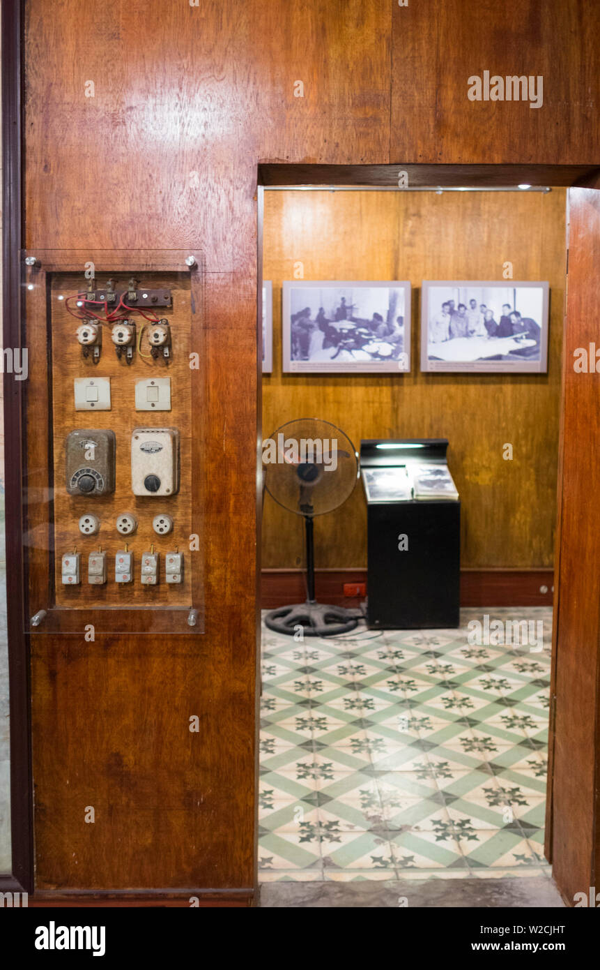 Vietnam, Hanoi, imperiale Zitadelle, unterirdischen militärischen Bunker verwendet während des Vietnam-Krieges, innen Stockfoto