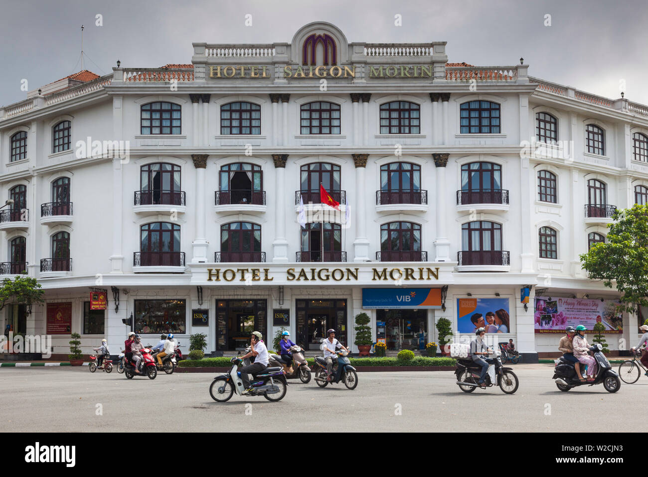 Vietnam, Hue, historischen Hotel Saigon Morin, außen Stockfoto