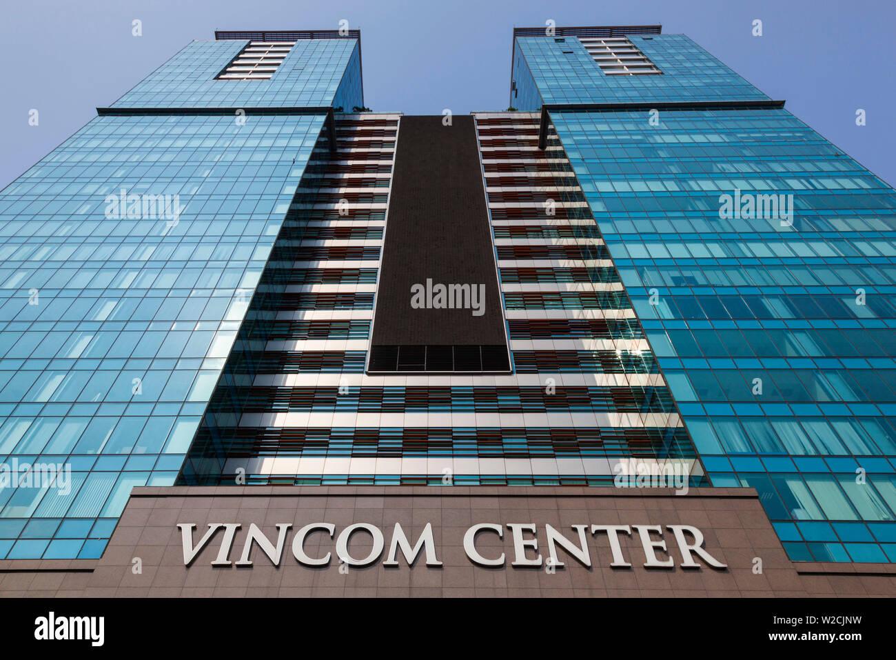 Vietnam, Ho Chi Minh Stadt, Vincom-Center-Gebäude, außen Stockfoto