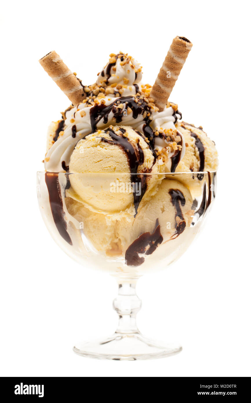 Coupe denmark ice cream vanilla -Fotos und -Bildmaterial in hoher ...