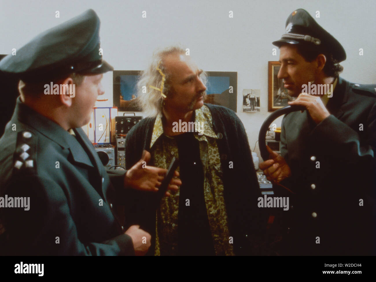 Krieg der Töne, Musikfilm, Deutschland 1988, Regie: Michael Meert, Mitwirkende: Volker Hauptvogel, Holger Czukay, Stefan Remmler Stockfoto