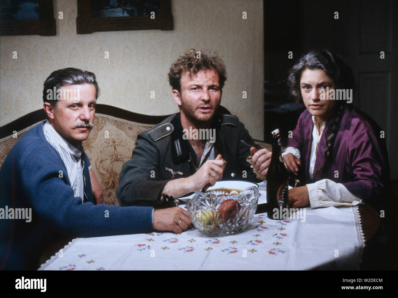 Löwengrube, Fernsehserie, Deutschland 1989 - 1992, Familienserie, Kriminalserie, Darsteller: Werner Rom, Michael Lerchenberg, Christine Neubauer Stockfoto