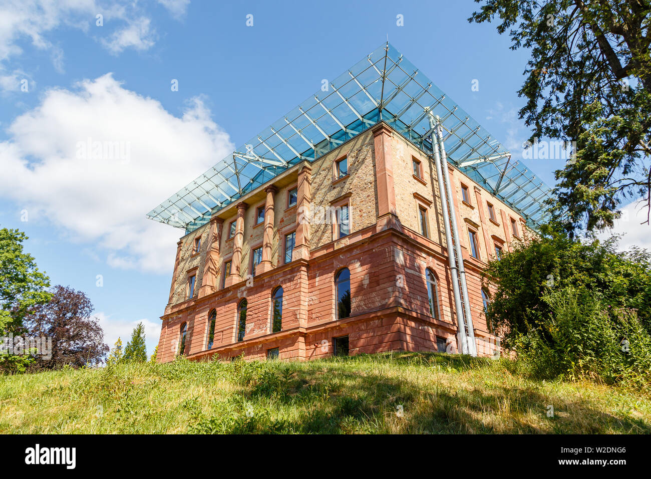 Jagdschloss Platte in Wiesbaden, 08.07.2019. Stockfoto