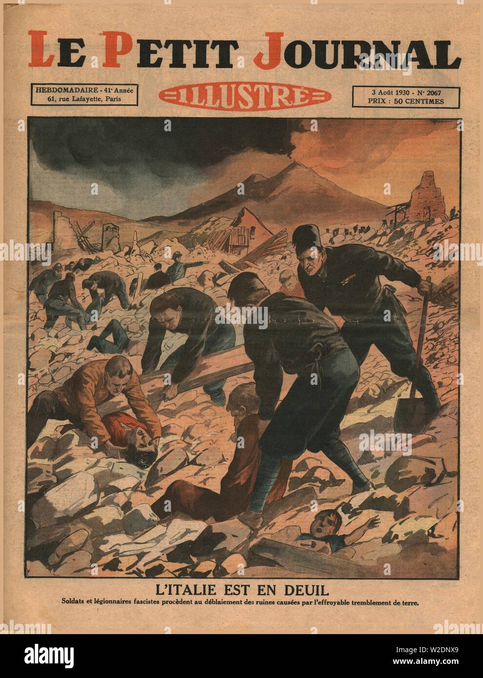 Italien ist in Trauer, 1930. Schöpfer Unbekannt Stockfotografie Alamy