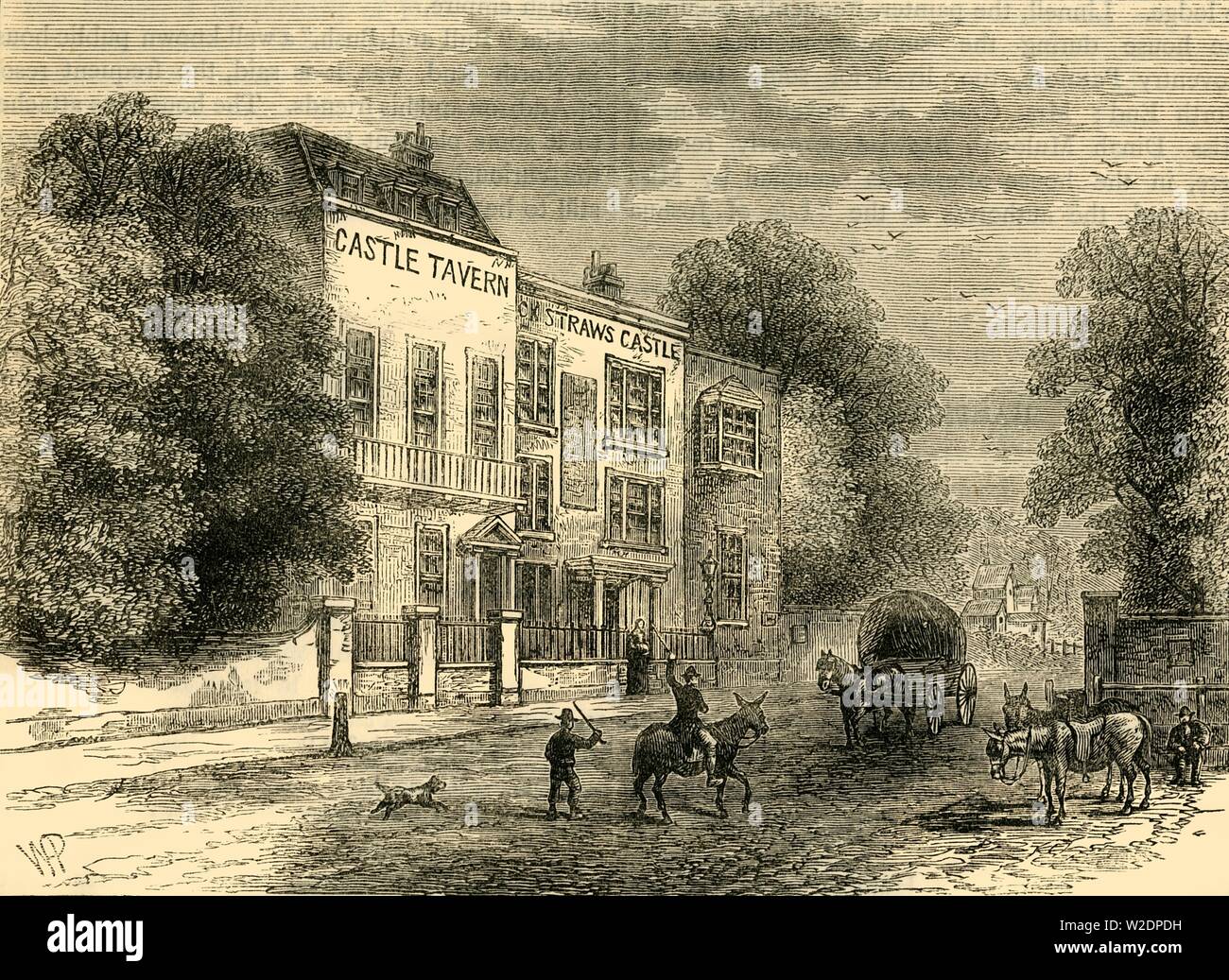 "Jack Straw Schloss', c 1876. Schöpfer: Unbekannt. Stockfoto
