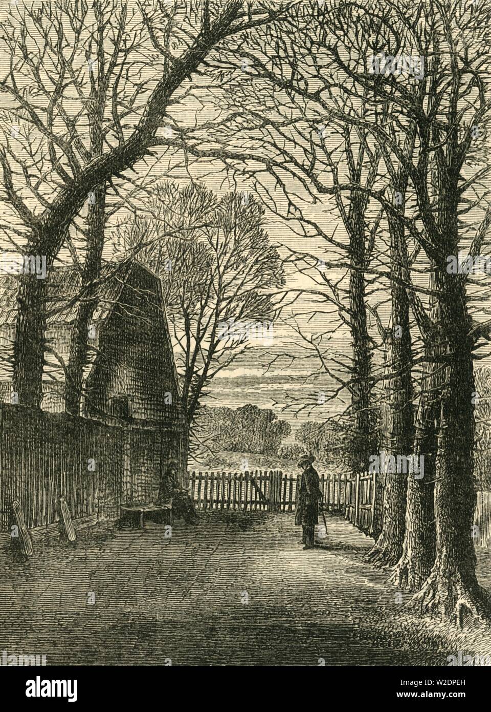 Die keat Sitz, Alte gut zu Fuß', c 1818, c 1876). Schöpfer: Unbekannt. Stockfoto