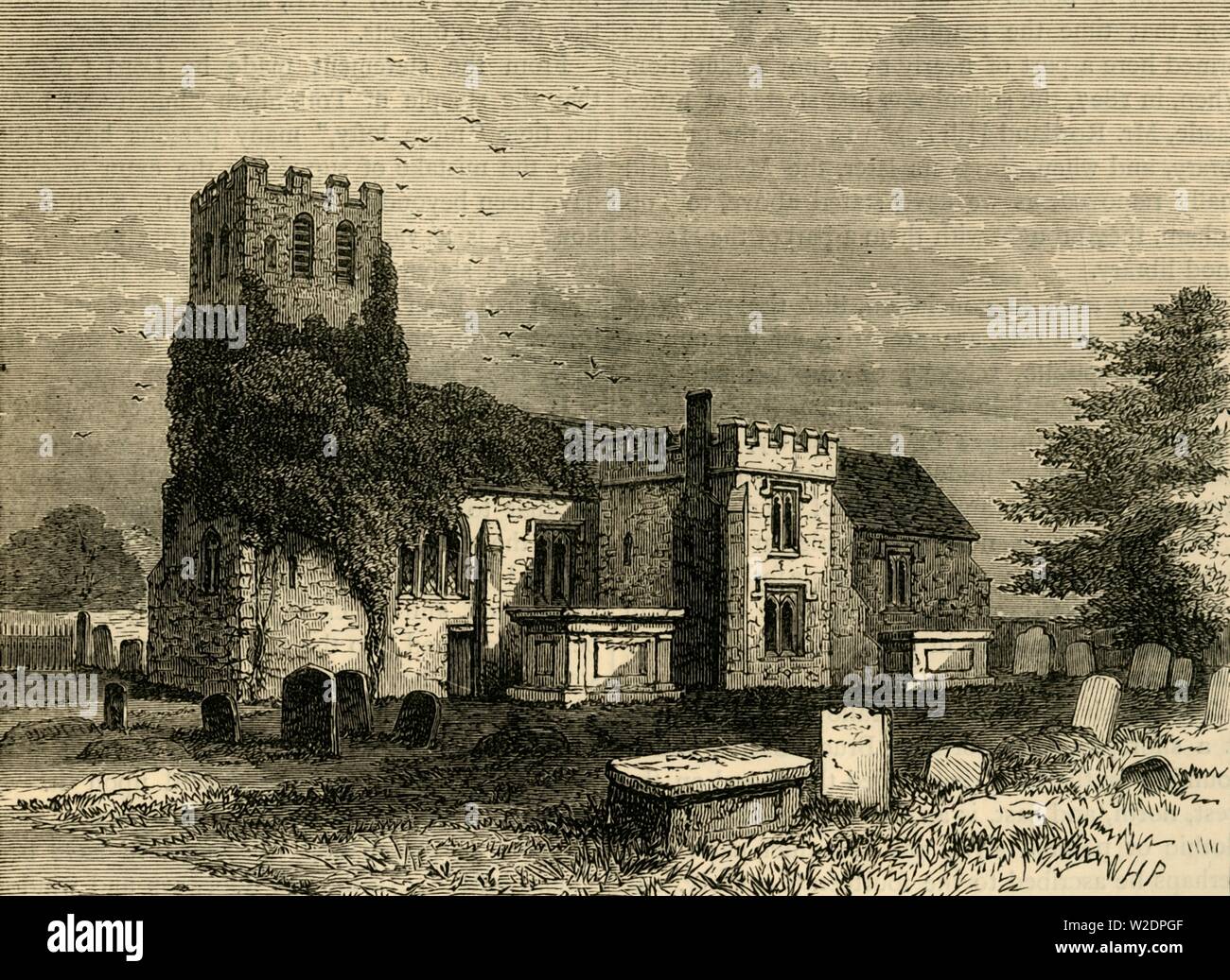 "Tottenham Kirche', c 1876. Schöpfer: Unbekannt. Stockfoto