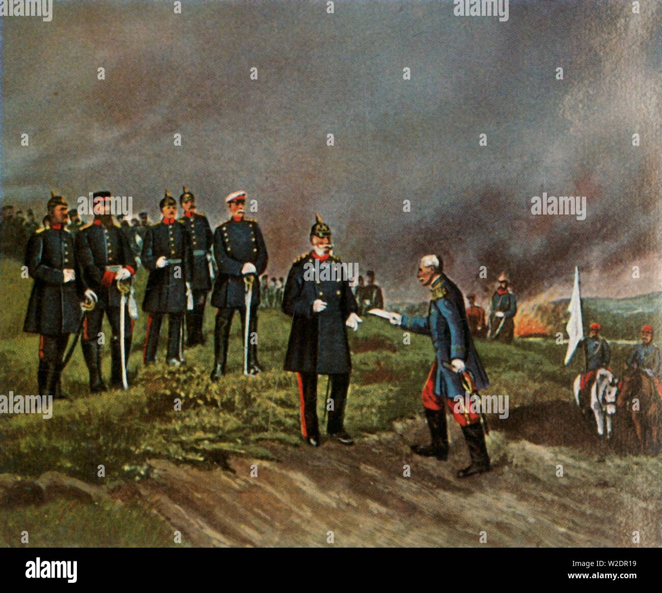 Nach der Schlacht von Sedan, 1. September 1870, (1936). Schöpfer: Unbekannt. Stockfoto