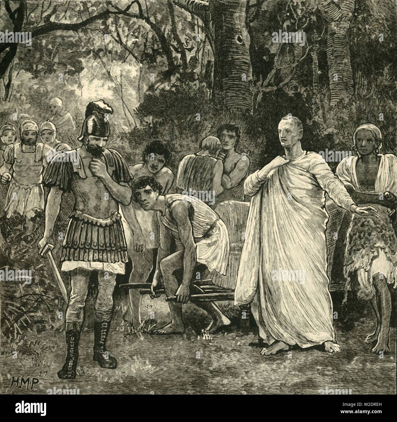 'Murder von Cicero', 1890. Schöpfer: Unbekannt. Stockfoto