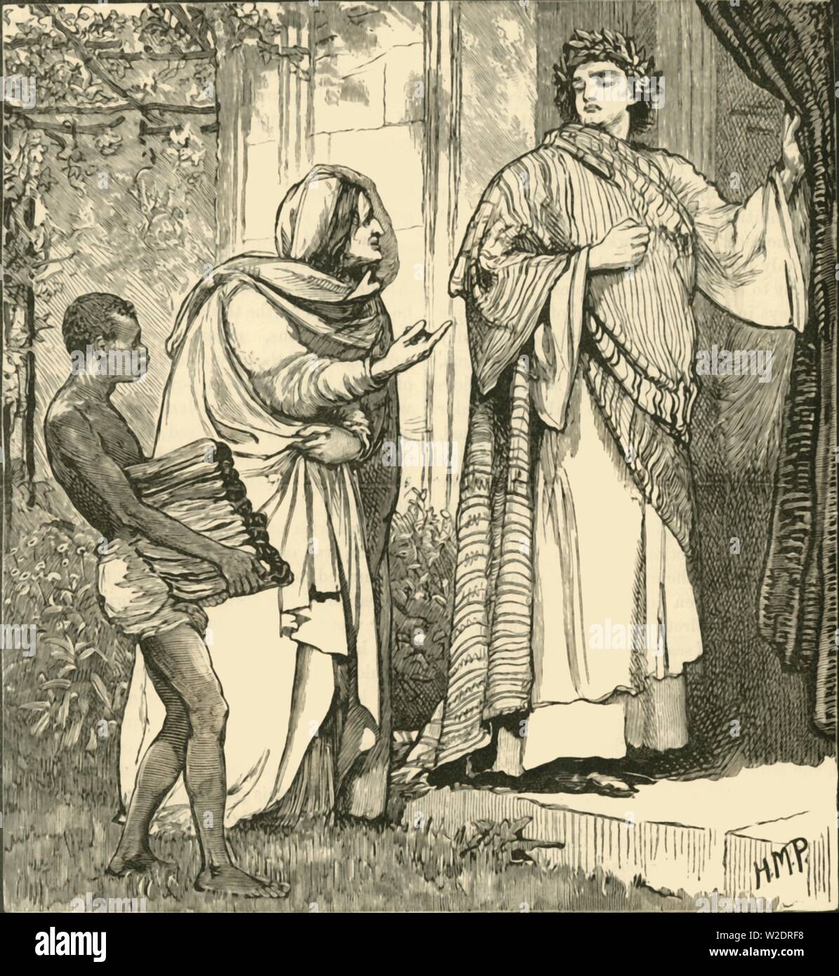 "Tarquinius und Sibyl', 1890. Schöpfer: Unbekannt. Stockfoto