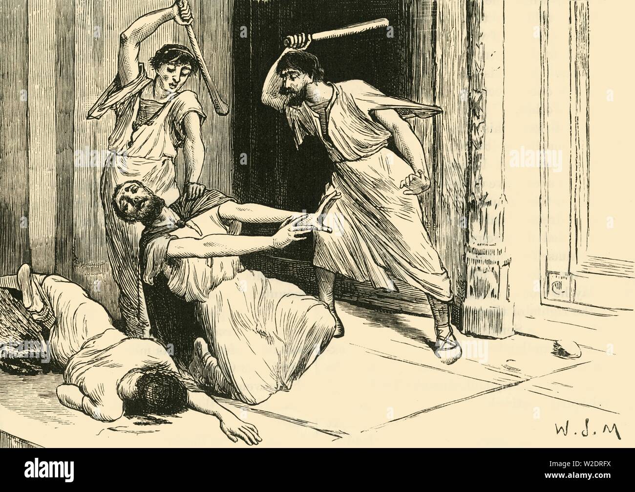 "Der Tod des Tiberius Gracchus', 1890. Schöpfer: Unbekannt. Stockfoto