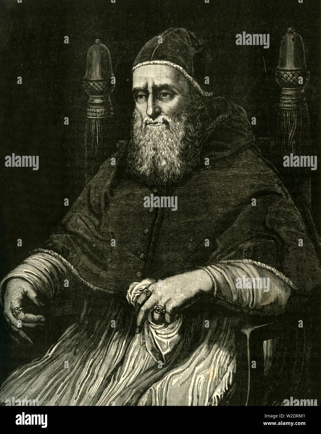 "Papst Julius II.', c 1500 s, (1890). Schöpfer: Unbekannt. Stockfoto