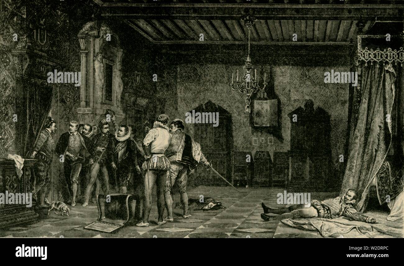 "Ermordung von Heinrich, Herzog von Guise" (Dezember 1588), 1890. Schöpfer: Unbekannt. Stockfoto