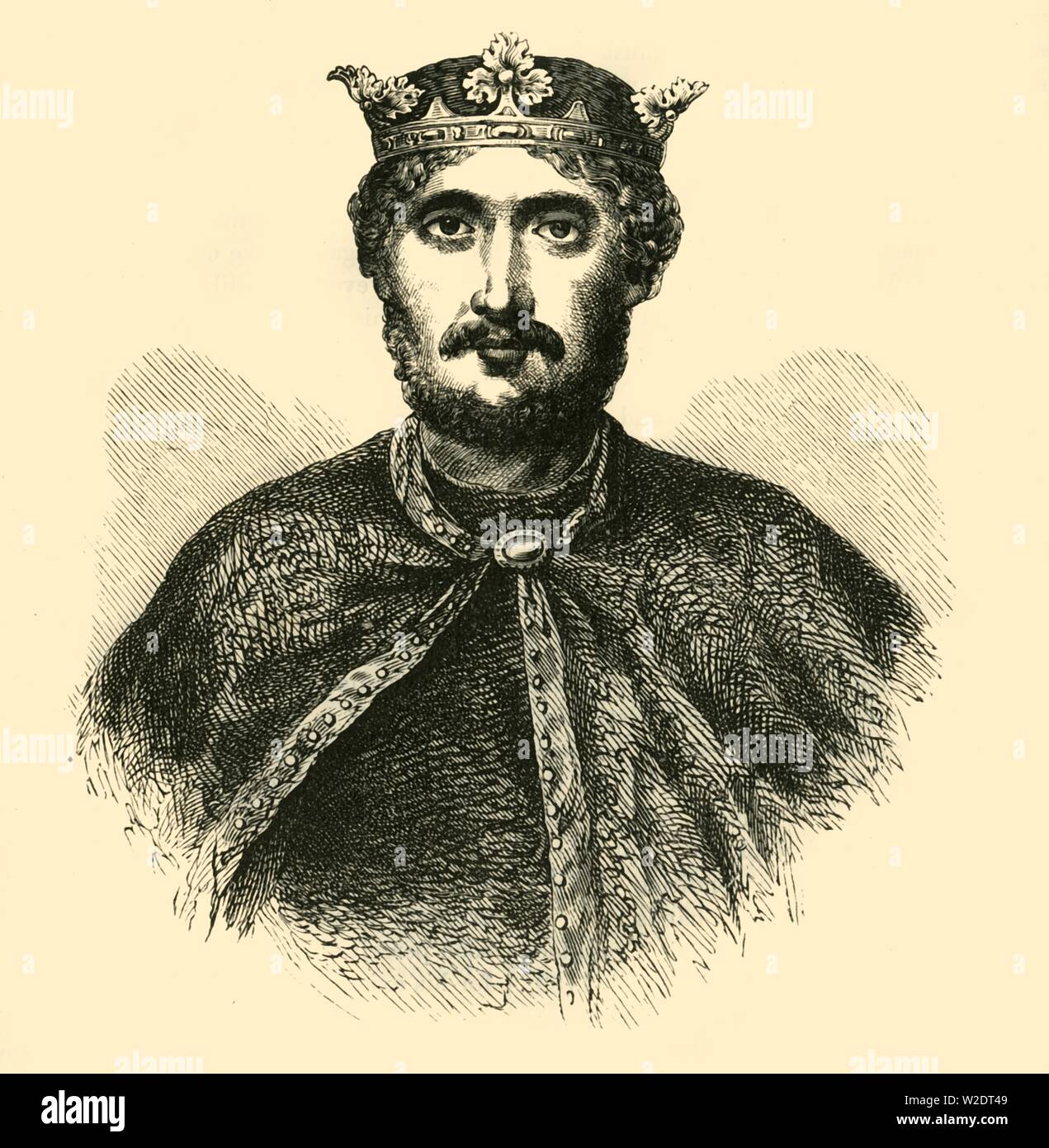 Richard I. von England (Coeur-De - Löwe)", 1890. Schöpfer: Unbekannt. Stockfoto