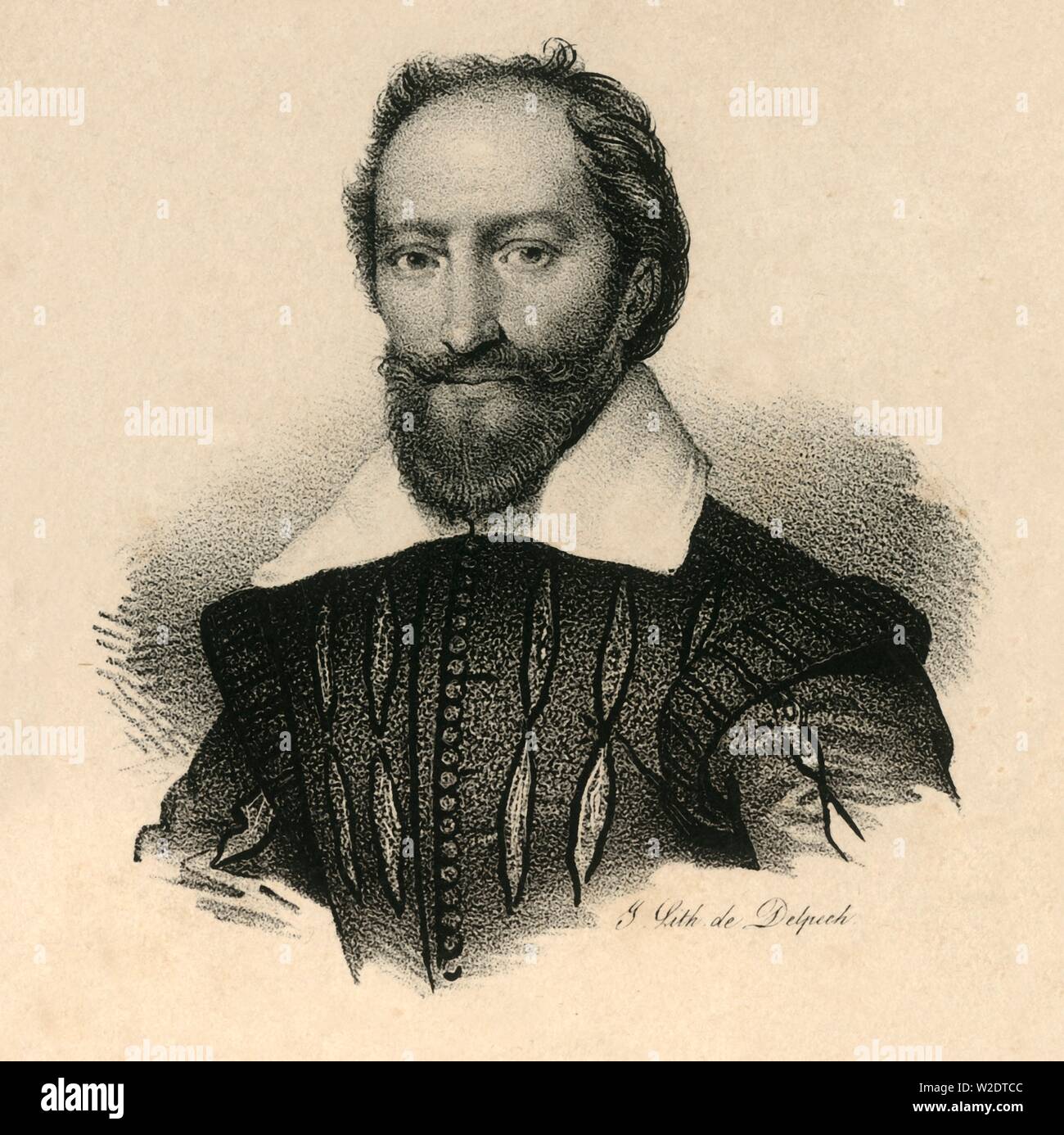 Die ully', (1560-1641), c 1830. Schöpfer: Francois-Seraphin Delpech. Stockfoto