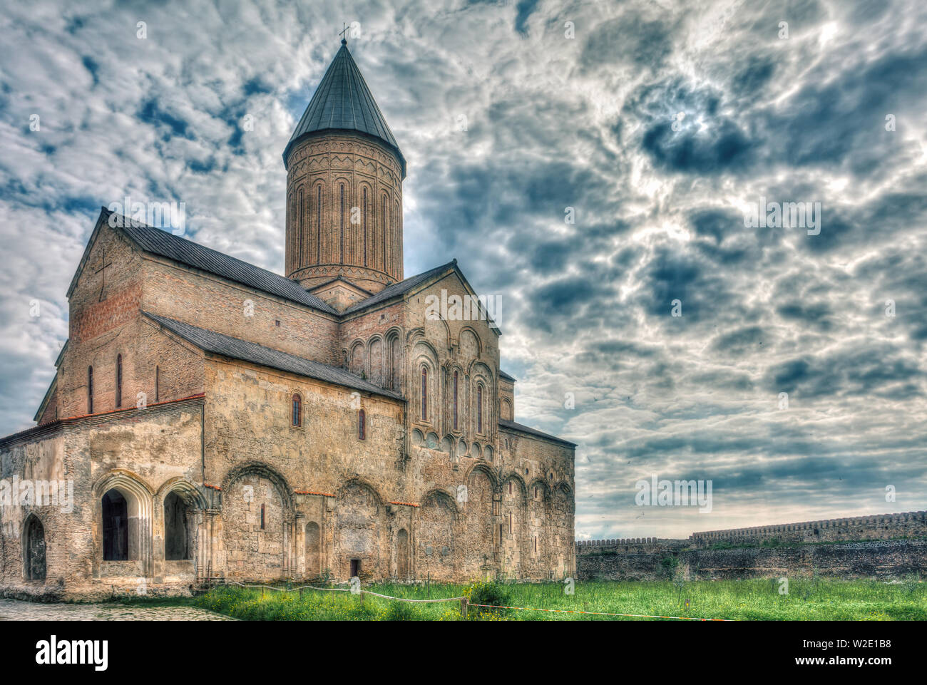 Die Kathedrale von alaverdi in der Region Kachetien, Georgien Stockfoto