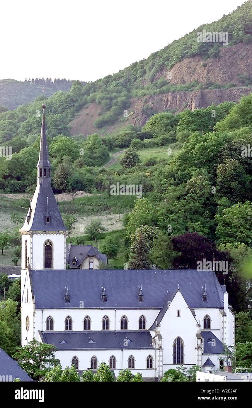 Eines der historischen Wahrzeichen der Stadt Mainz, Deutschland, fotografiert während der Übung kombinierte bemühen, 2000. Stockfoto