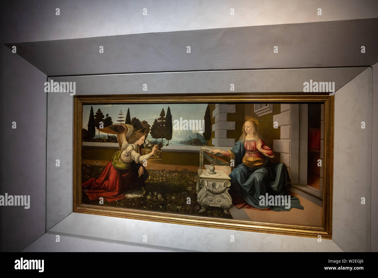 Die Verkündigung Leonardo Da Vinci