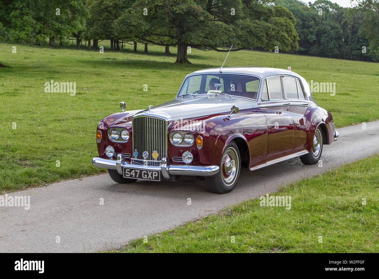 Motorisch Klassiker, historics, vintage Motoren und Collectibles 2019; Leighton Hall Verkehr zeigen, Sammlung von Autos & Oldtimer von gestern. Stockfoto