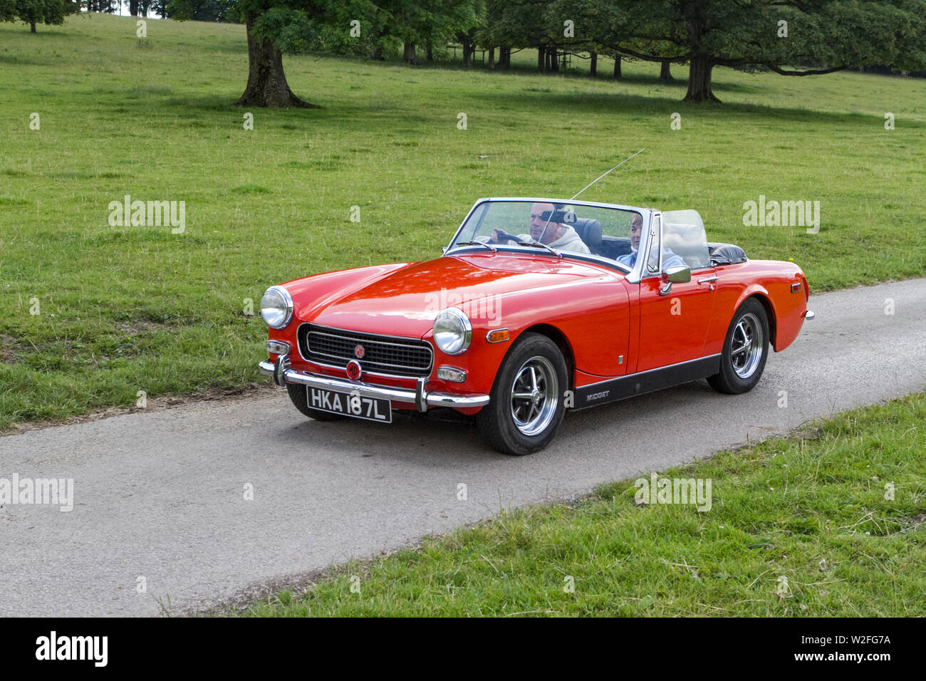 Motorisch Klassiker, historics, vintage Motoren und Collectibles 2019; Leighton Hall Verkehr zeigen, Sammlung von Autos & Oldtimer von gestern. Stockfoto