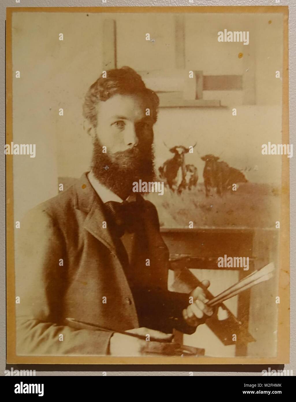 Charles Franklin Reaugh, Fotograf unbekannt, C. 1885-1895 - Harry Ransom Center der Universität von Texas in Austin - Stockfoto