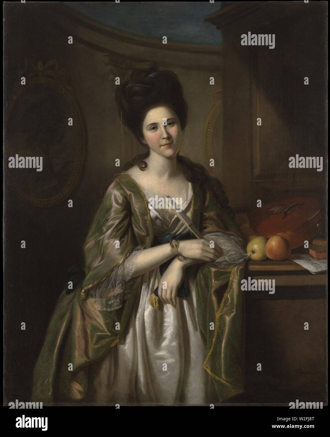Charles Willson Peale - Frau Walter Stewart (Deborah McClenachan) (1763-1823) - Stockfoto