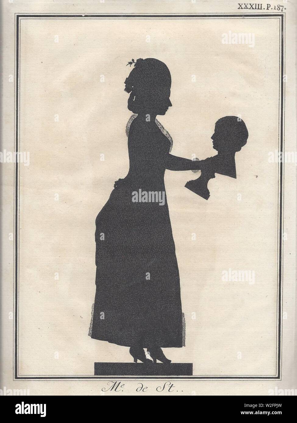 Charlotte von Stein Fritz von Stein. Stockfoto