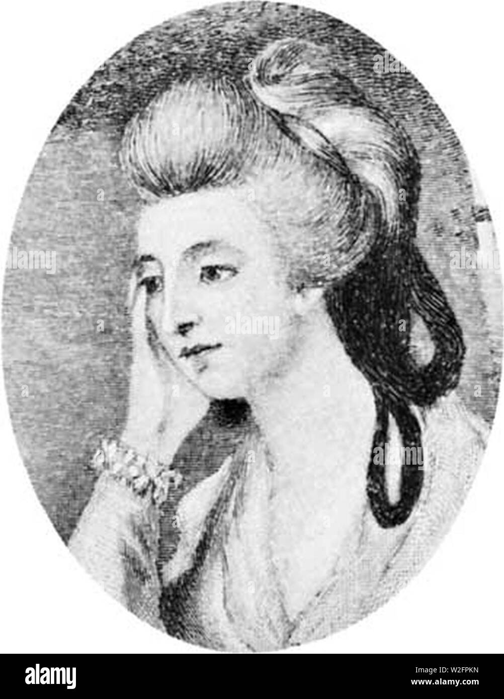 Charlotte von Stein Karl Freiherr von Imhoff. Stockfoto