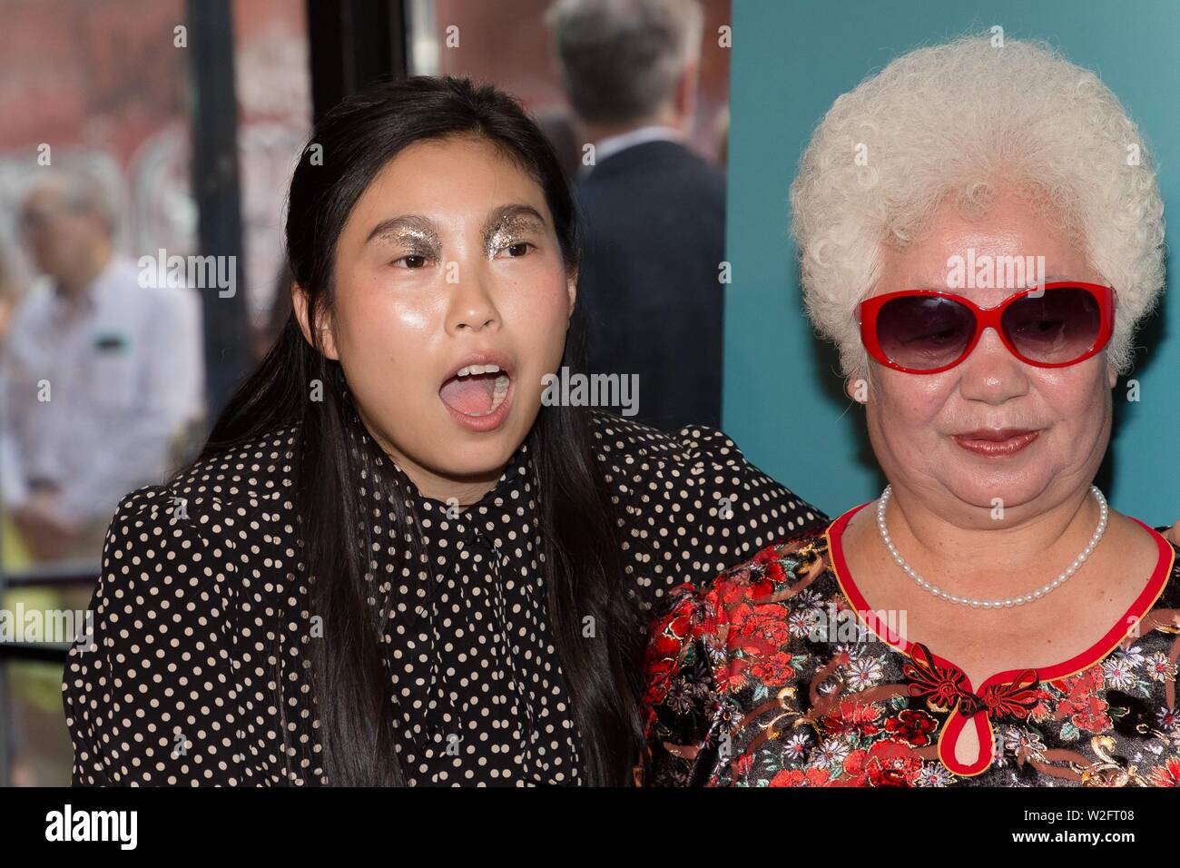 New York, NY, USA. 8. Juli, 2019. Awkwafina in der Ankunftshalle zum Abschied Special Screening, Metrograph, New York, NY Juli 8, 2019. Credit: Jason Smith/Everett Collection/Alamy leben Nachrichten Stockfoto