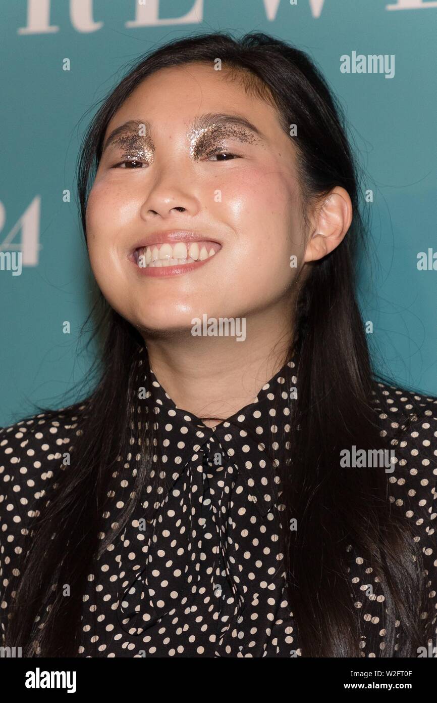 New York, NY, USA. 8. Juli, 2019. Awkwafina in der Ankunftshalle zum Abschied Special Screening, Metrograph, New York, NY Juli 8, 2019. Credit: Jason Smith/Everett Collection/Alamy leben Nachrichten Stockfoto