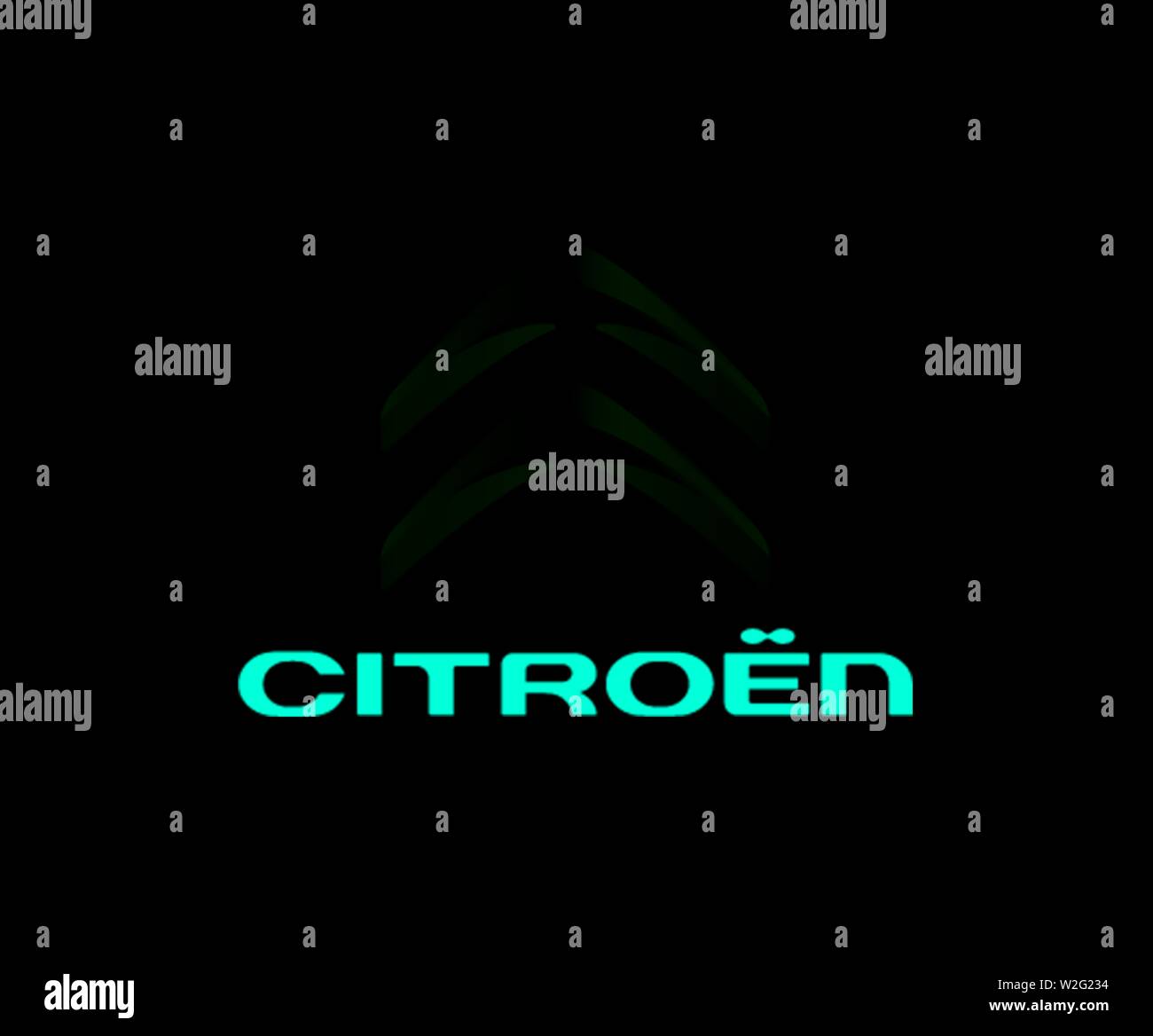 Logo, Citroen, Auto Marke, Deutschland Stockfoto