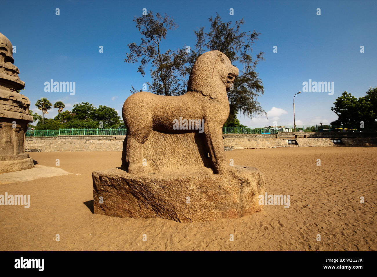 Fünf Ratha, Mamallapuram (Mahabalipuram), UNESCO-Weltkulturerbe, Tamil Nadu, Indien, Asien Stockfoto