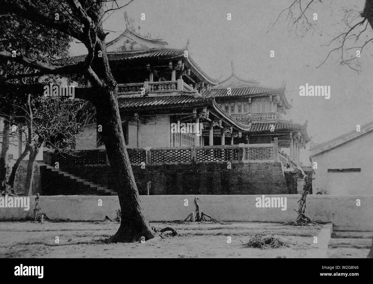 Chihkan Tower unter japanischer Herrschaft. Stockfoto