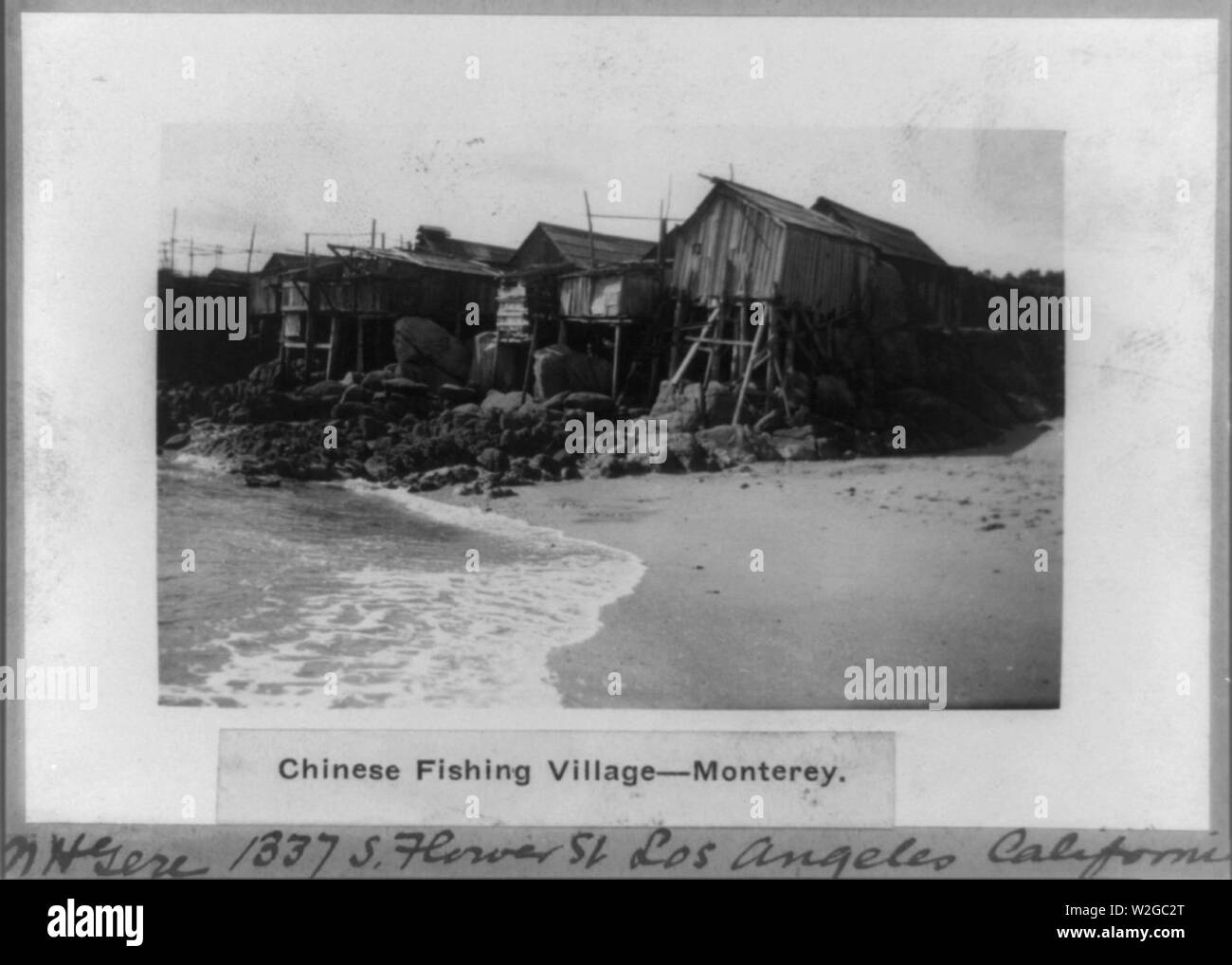 Chinesische Fischerdorf - Monterey Stockfoto