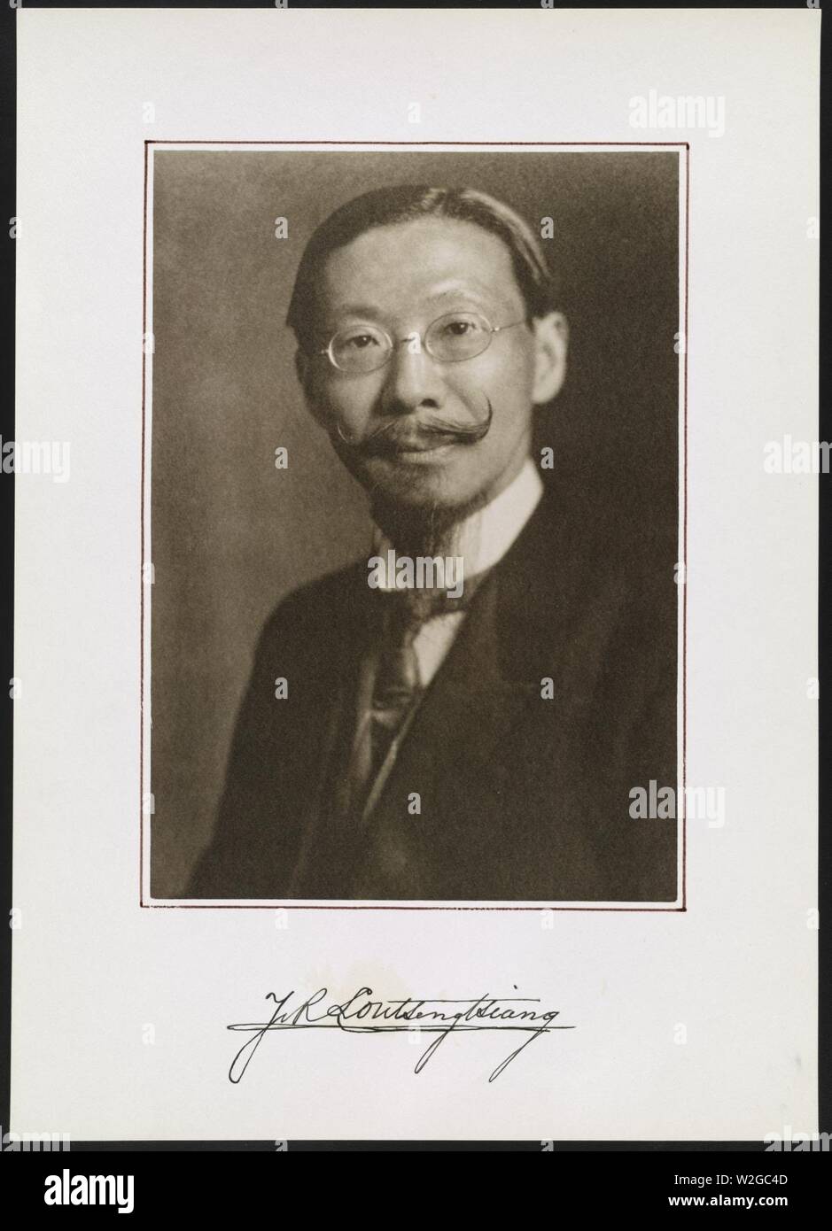 Der chinesische Außenminister Lou Tseng-Tsiang Stockfoto