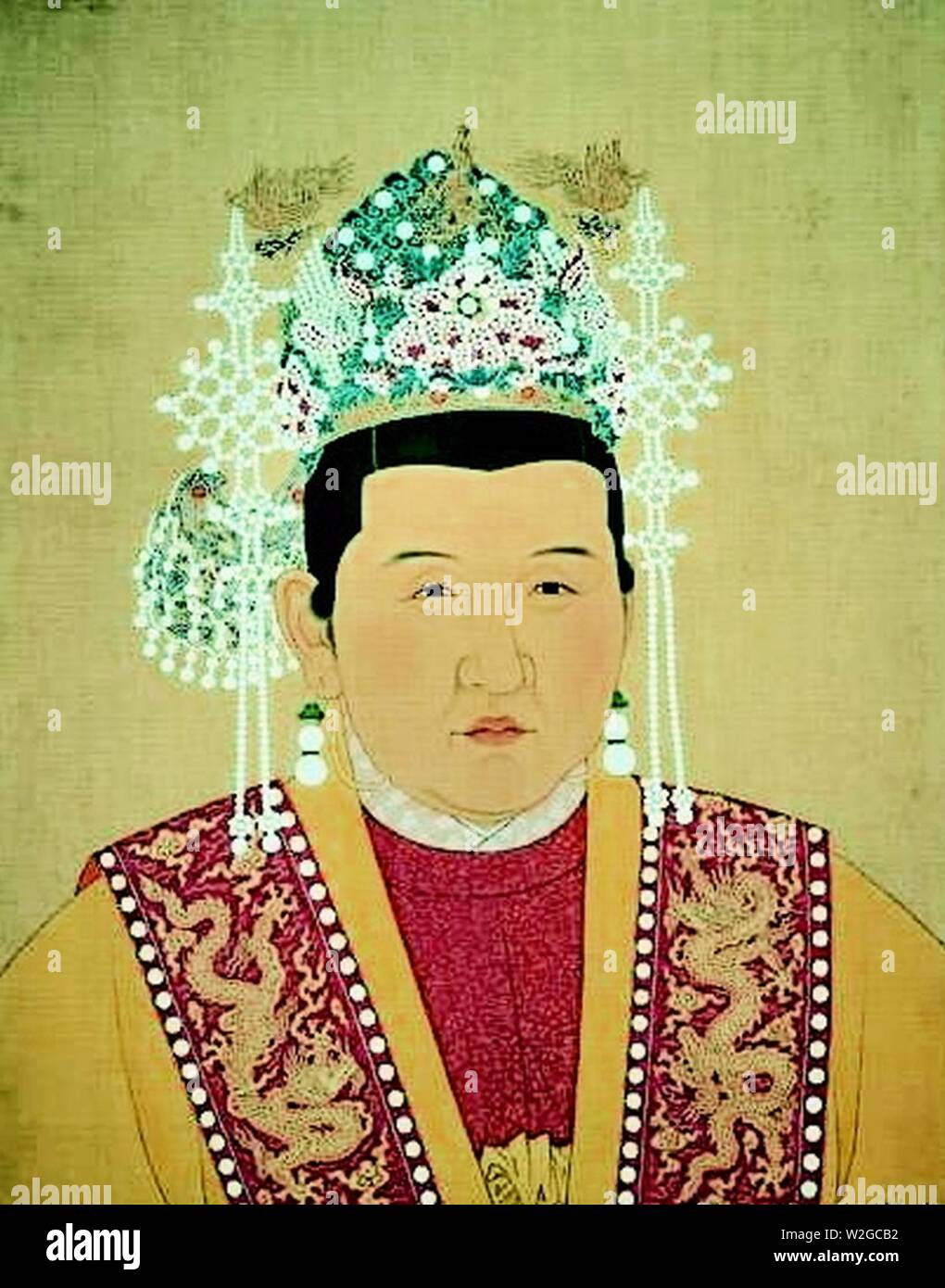 Chinesischen Ming Dynastie Kaiserin Xiaocigao. Stockfoto