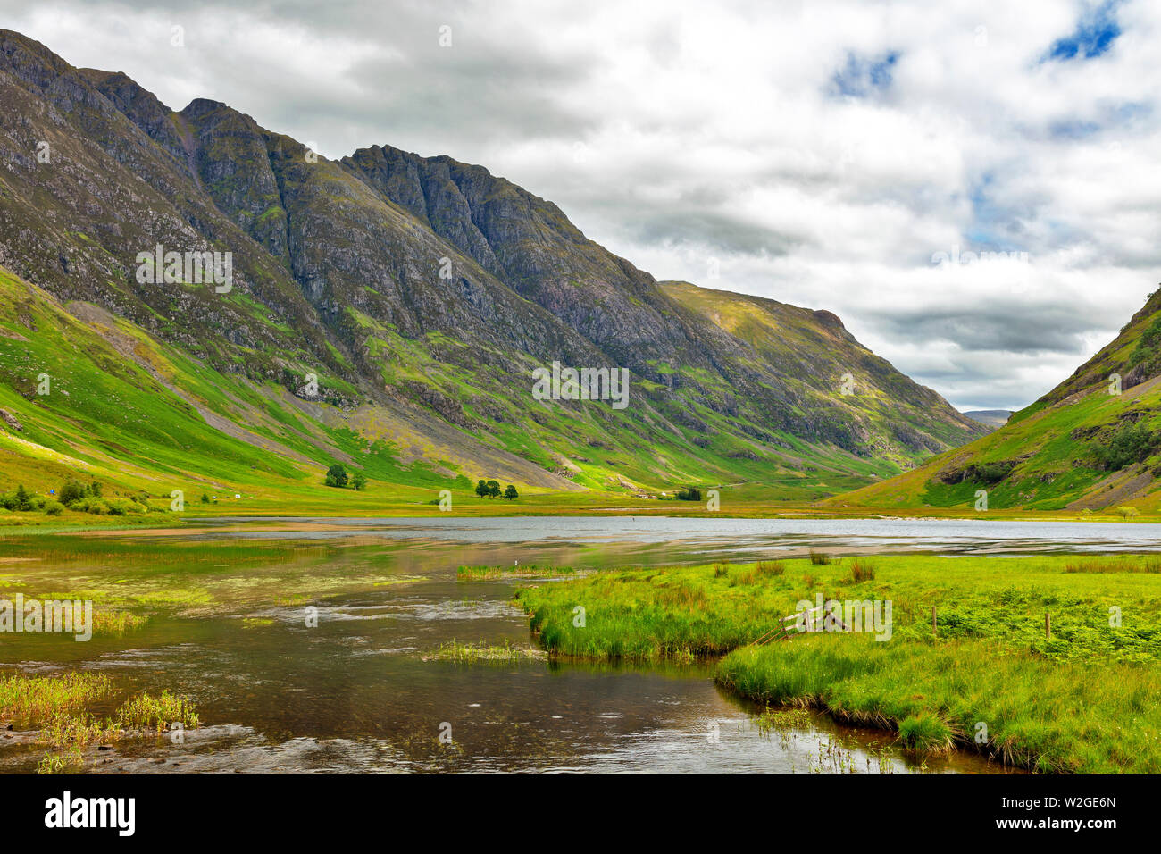 Tal Glen Coe, Schottland Stockfoto
