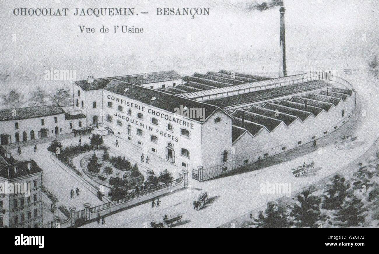 Chocolaterie Jacquemin - Besançon. Stockfoto