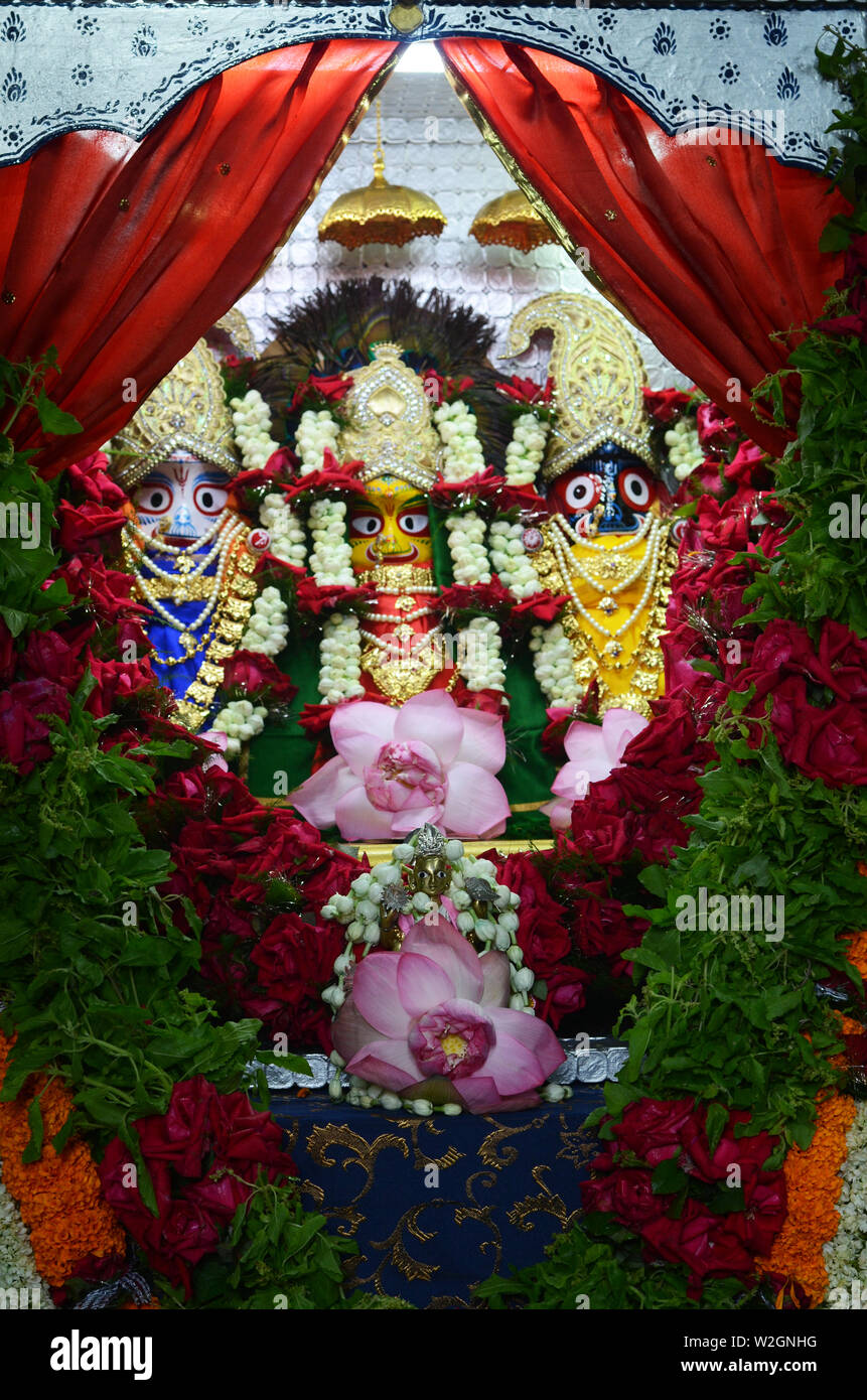Rath Yatra in Kolkata, Indien Stockfoto Rath Yatra in Kolkata, Indien Stockfoto