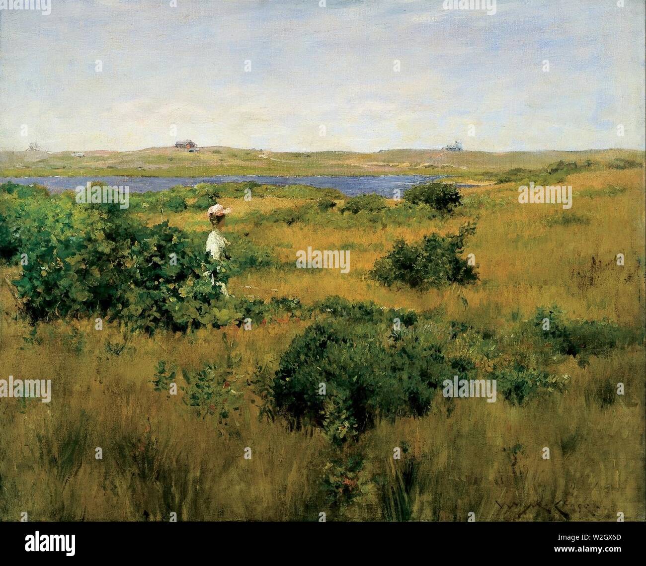 William Merritt Chase - Sommer in Shinnecock Hills - Stockfoto