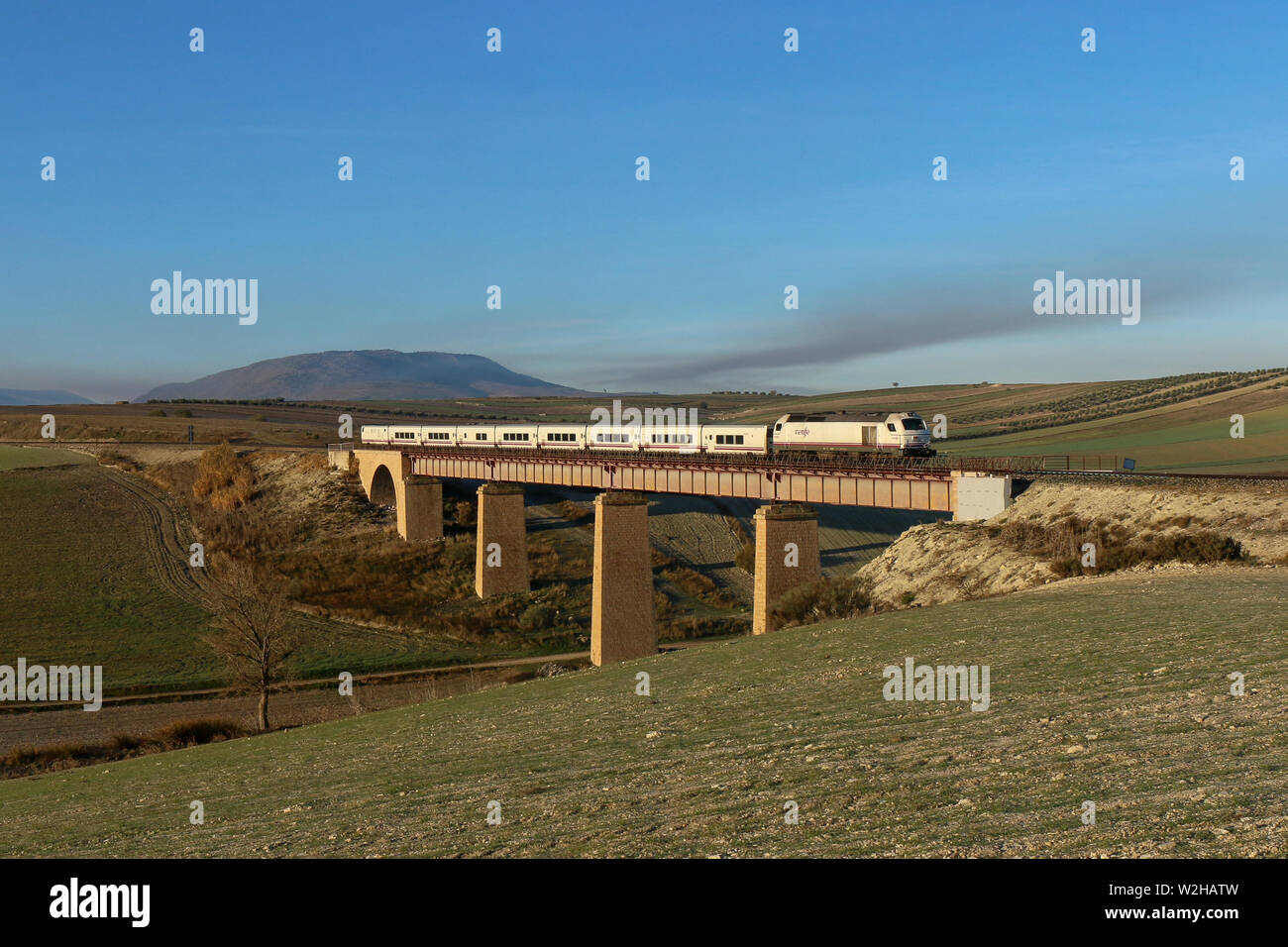 Talgo in Andalusien Stockfoto