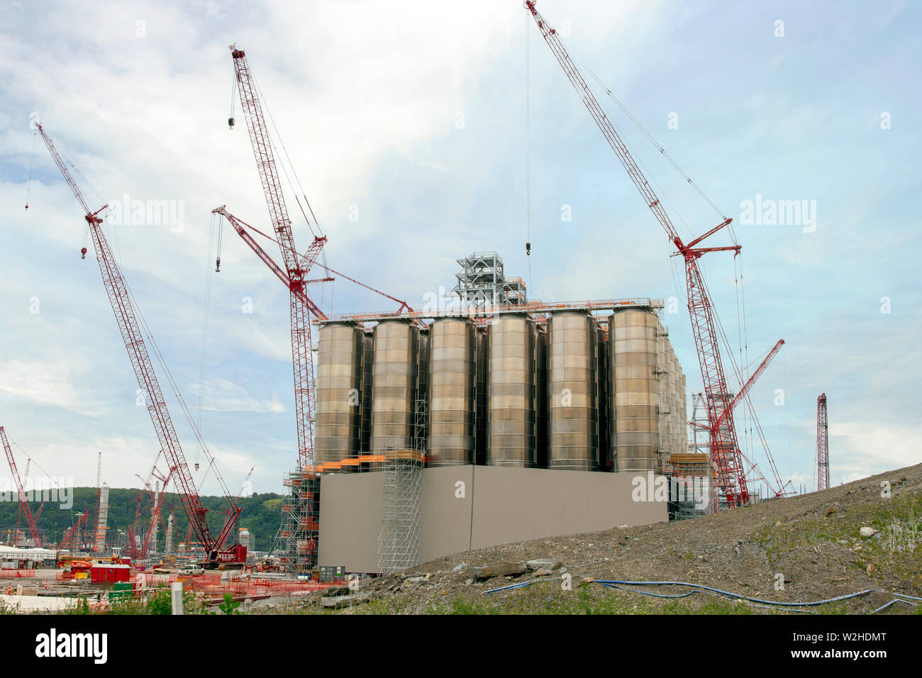 Cracker Anlagen im Bau Stockfoto