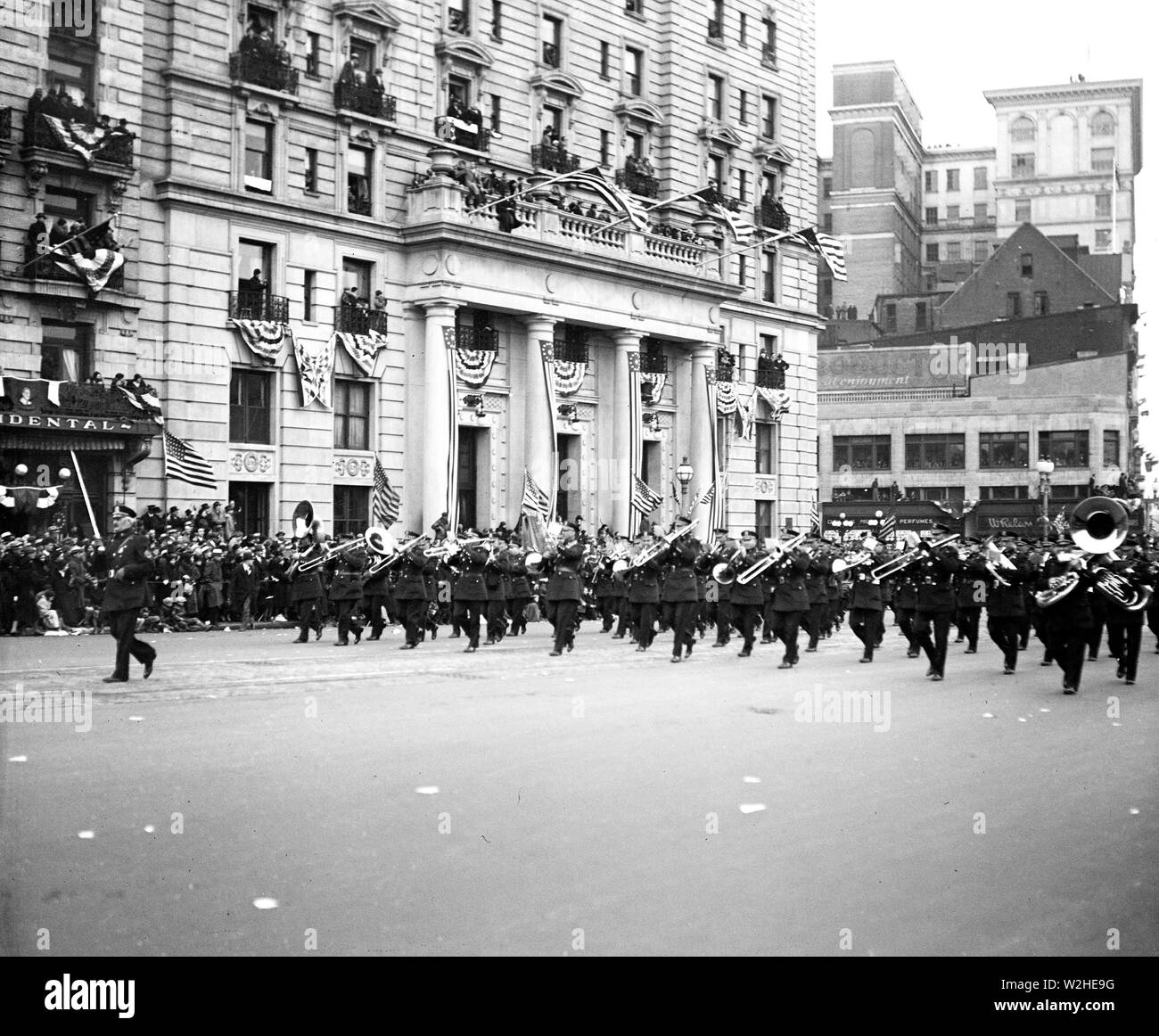 Franklin D. Roosevelt - Franklin D. Roosevelt Einweihung. Parade. Washington, D.C., 4. März 1933 Stockfoto