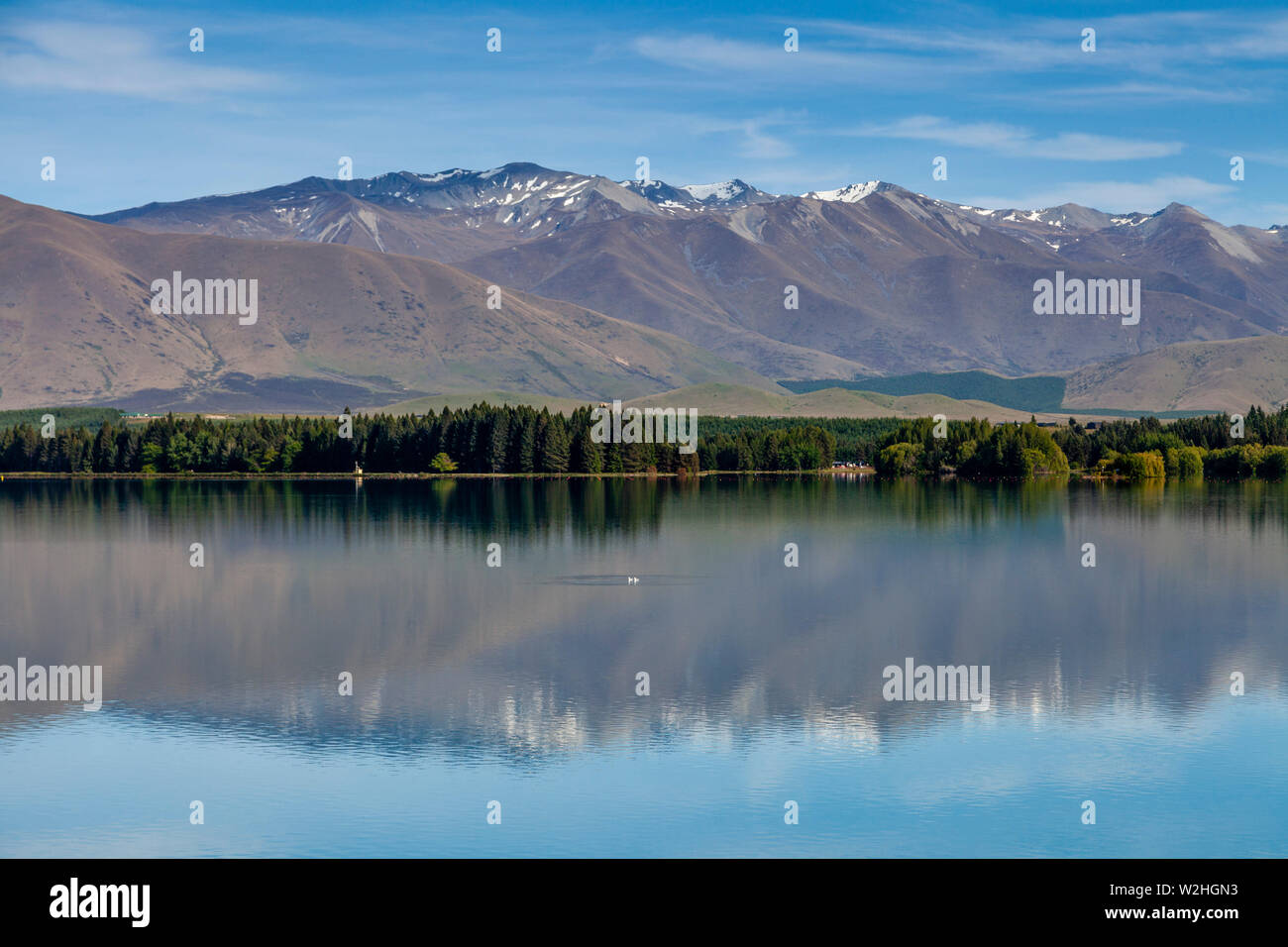 Lake Ruataniwha, Twizel, Südinsel, Neuseeland Stockfoto