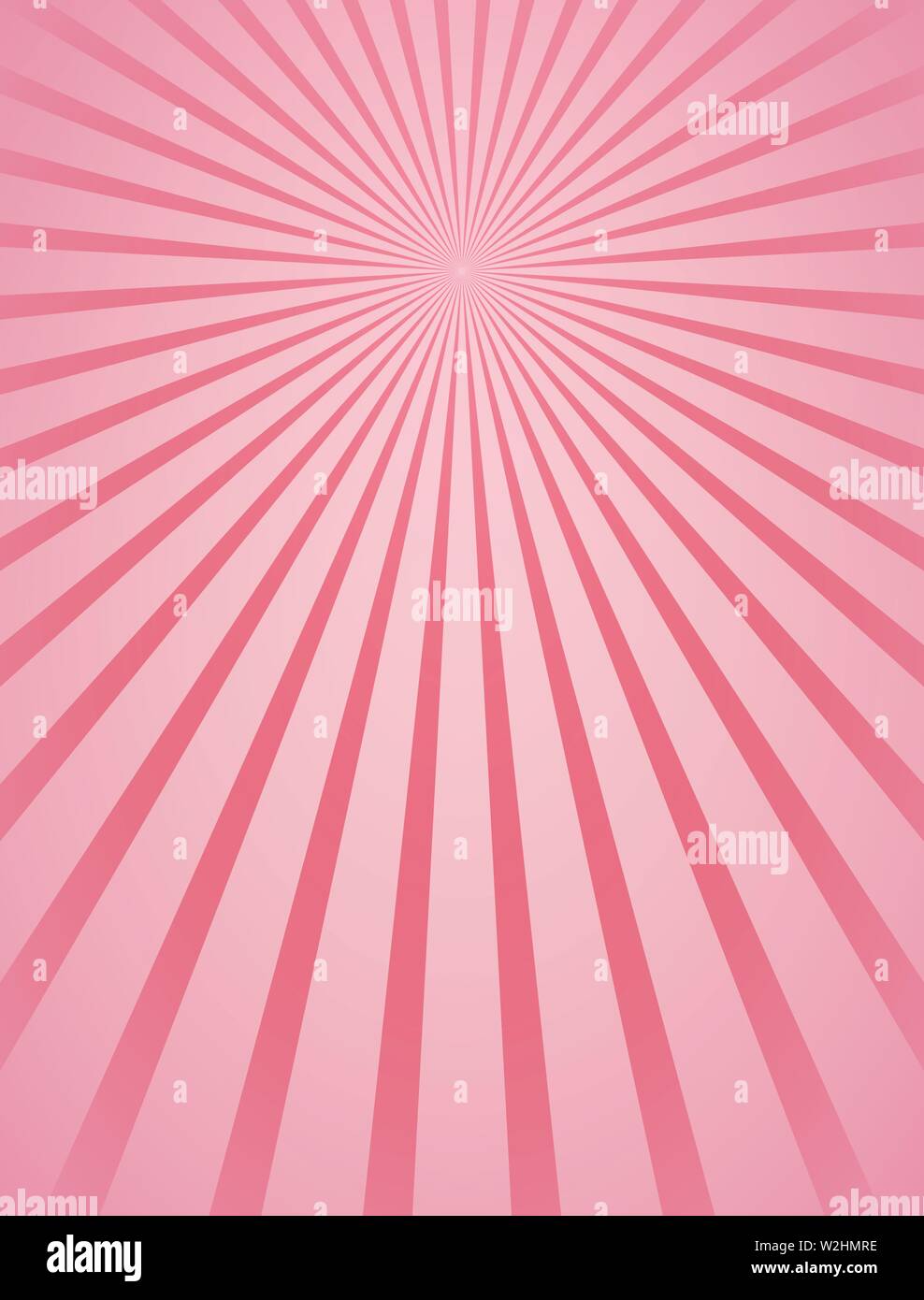 Rosa strahlen Abstract girly Vektor-illustration radiale Linien Hintergrund Stock Vektor