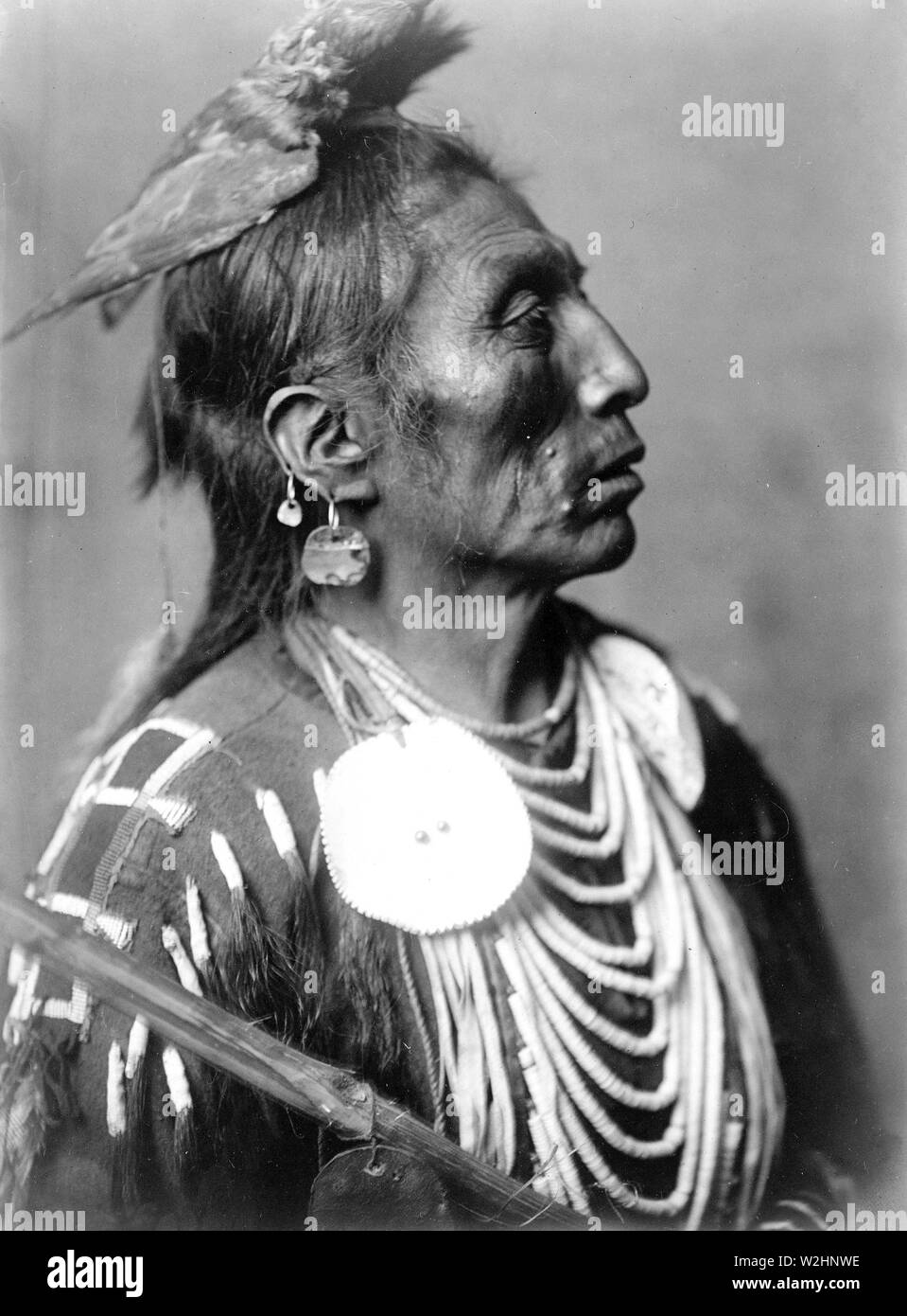 Edward S. Curtis Native American Indians - Medizin Rabe, Krähe Indische, Montana Ca. 1908 Stockfoto