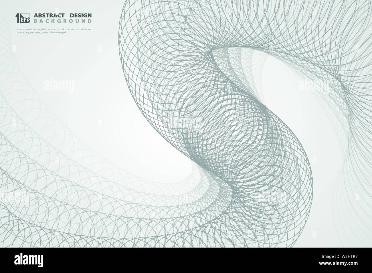 Abstrakte Kreis grau Dekoration Muster Design Hintergrund. Sie für Ad, Poster, Artwork verwenden können, Vorlage eines Blickes würdigt. illustration Vector EPS 10. Stock Vektor