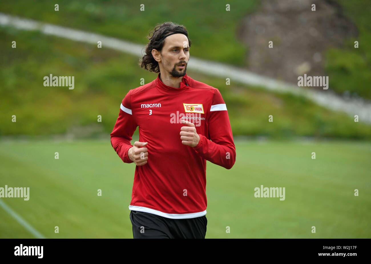 Windischgarsten, Österreich. 09 Juli, 2019. 1. Fussballbundesliga, 1.FC Union Berlin, Trainingslager: Neven Subotic in Aktion. Quelle: Matthias Koch/dpa/Alamy leben Nachrichten Stockfoto