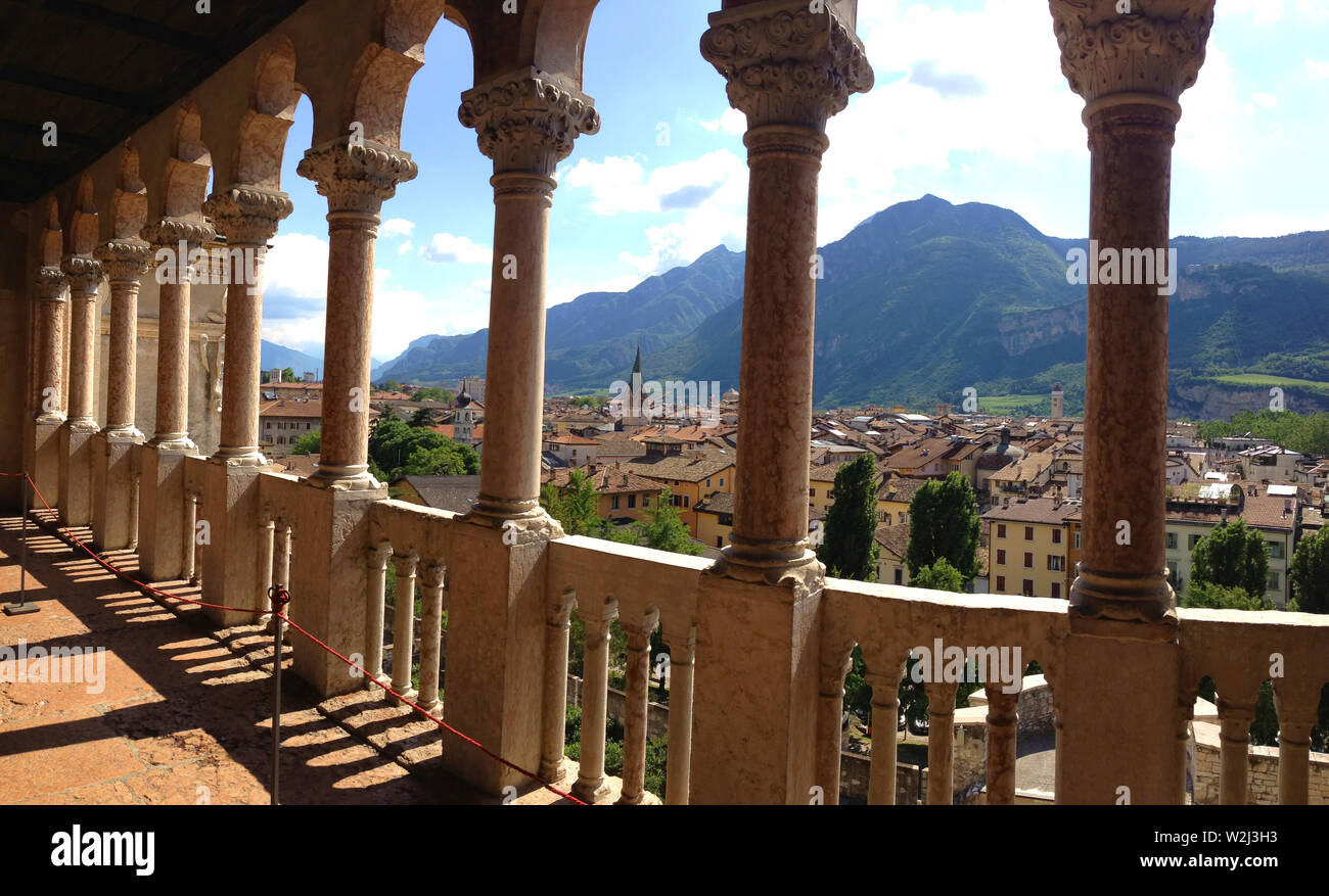 Historischen Zentrum von Trento, Italien Stockfoto